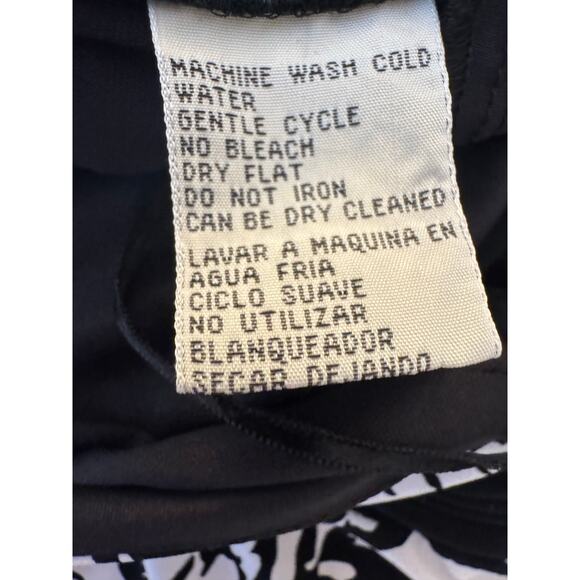 Vintage Y2K Evan-Picone Petite Animal Print Ruched Middle Knee Length Dress 6P - Picture 9 of 9